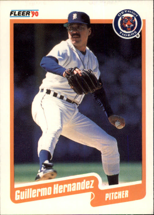1989 FLEER GUILLERMO HERNANDEZ 4 ERROR VERSIONS ENDS 12 3 visual data 6