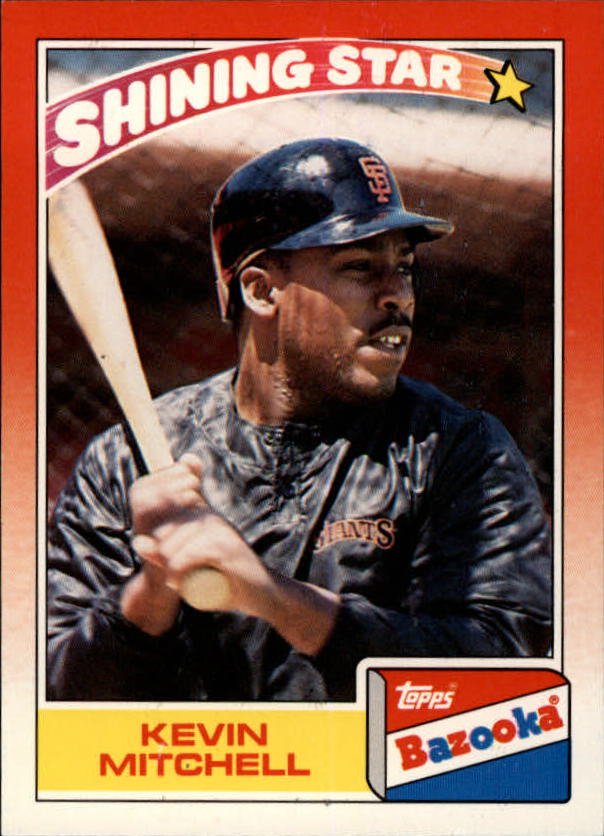 1988 Donruss #66 Kevin Mitchell NM-MT San Francisco Giants - Under