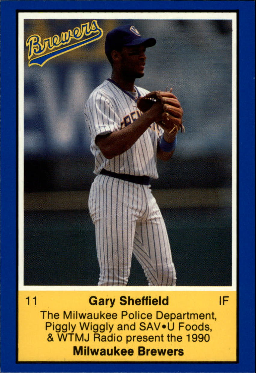 1990 Brewers Police #22 Gary Sheffield