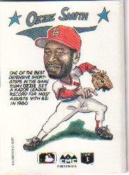 1990 Collect-A-Books #5 Ozzie Smith back image