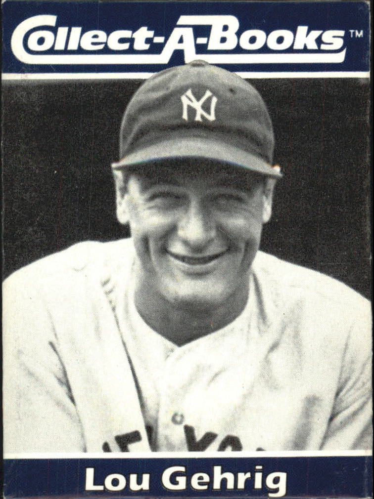 1990 Collect-A-Books #34 Lou Gehrig