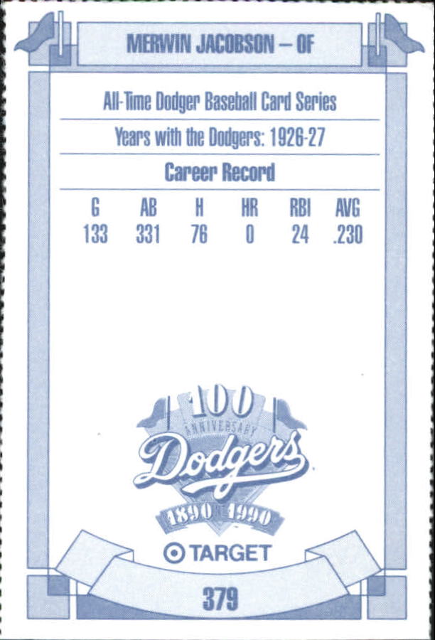 B5714- 1990 Dodgers Target Baseball Cards 250-502 -You Pick- 15+ FREE US SHIP - Picture 245 of 477