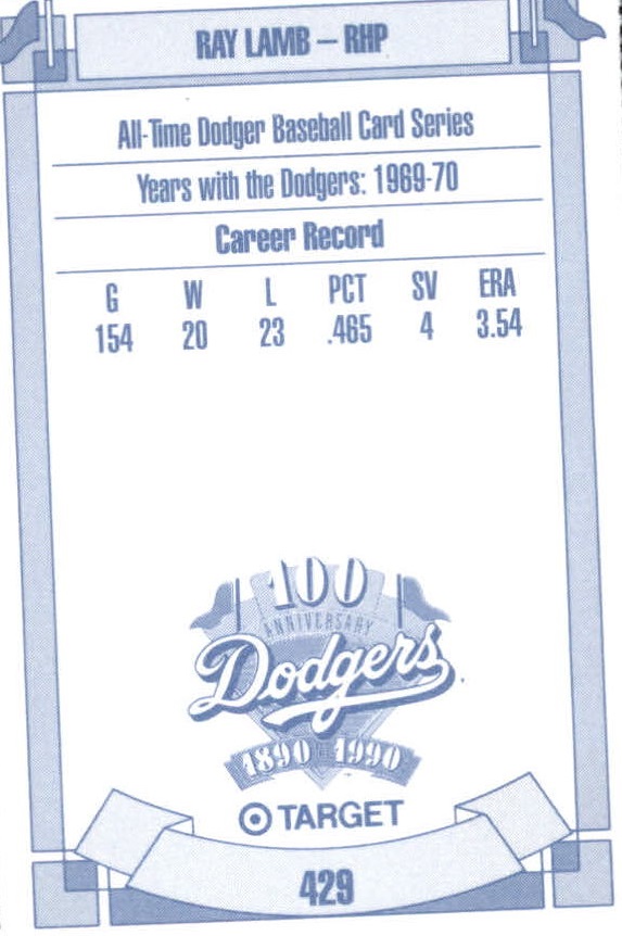 B5714- 1990 Dodgers Target Baseball Cards 250-502 -You Pick- 15+ FREE US SHIP - Picture 339 of 477