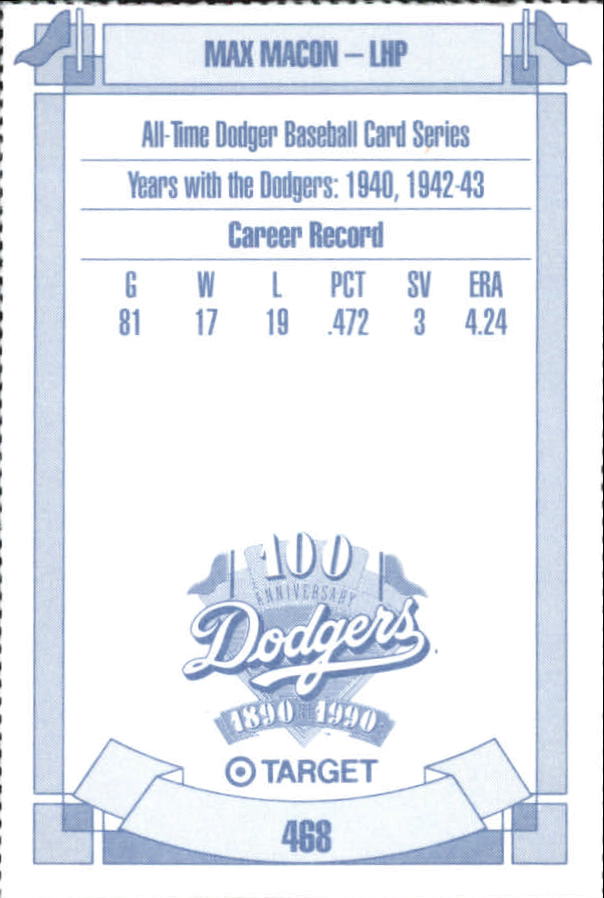 B5714- 1990 Dodgers Target Baseball Cards 250-502 -You Pick- 15+ FREE US SHIP - Picture 413 of 477