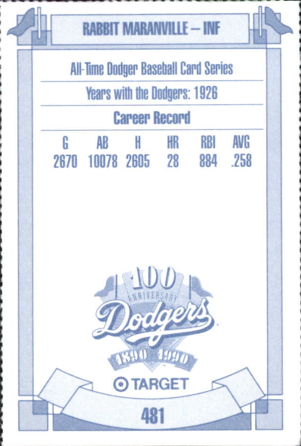 B5714- 1990 Dodgers Target Baseball Cards 250-502 -You Pick- 15+ FREE US SHIP - Picture 437 of 477