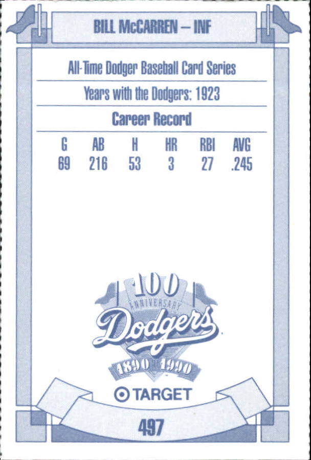 B5714- 1990 Dodgers Target Baseball Cards 250-502 -You Pick- 15+ FREE US SHIP - Picture 467 of 477