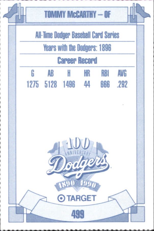 B5714- 1990 Dodgers Target Baseball Cards 250-502 -You Pick- 15+ FREE US SHIP - Picture 471 of 477