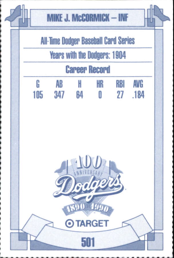 B5714- 1990 Dodgers Target Baseball Cards 250-502 -You Pick- 15+ FREE US SHIP - Picture 475 of 477