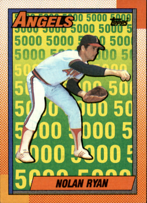 1990 Topps #3 Nolan Ryan Angels