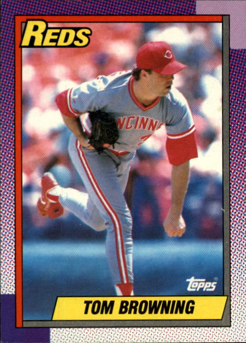 1990 Topps #418 Tom Browning