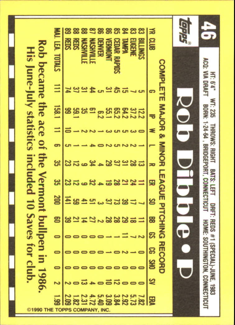 A6509- 1990 Topps Tiffany BB Karten 1-250 + Rookies -du Pick- 15 + Free US - Bild 73 von 421