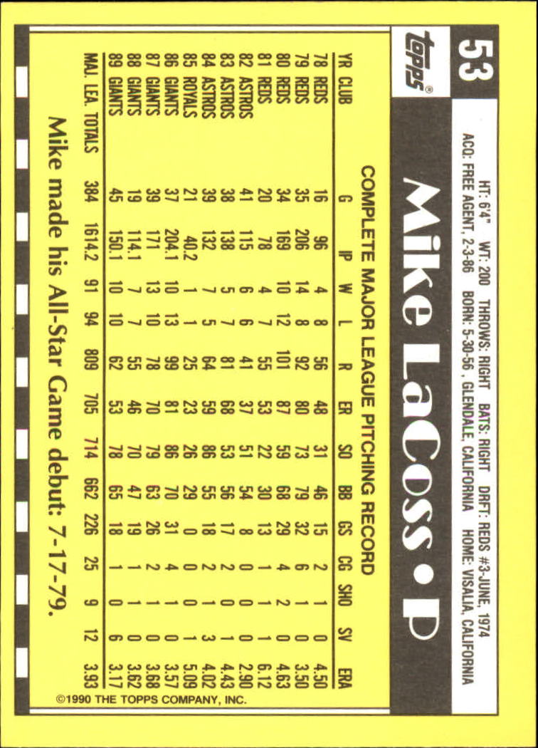 A6509- 1990 Topps Tiffany BB Karten 1-250 + Rookies -du Pick- 15 + Free US - Bild 87 von 421