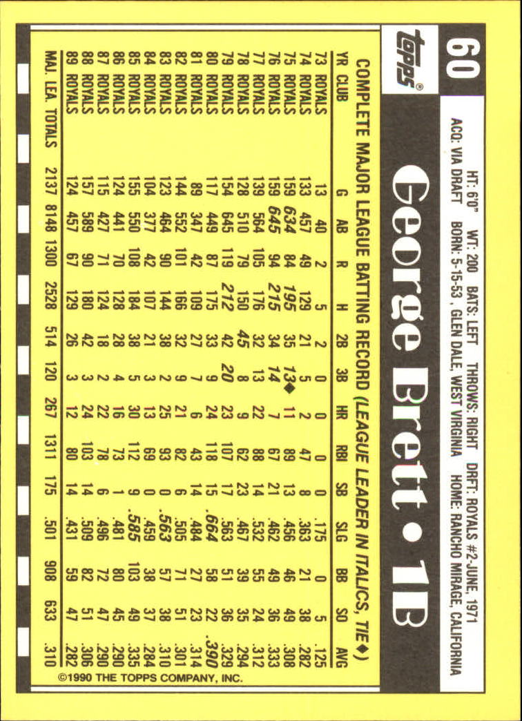 A6509- 1990 Topps Tiffany BB Karten 1-250 + Rookies -du Pick- 15 + Free US - Bild 97 von 421