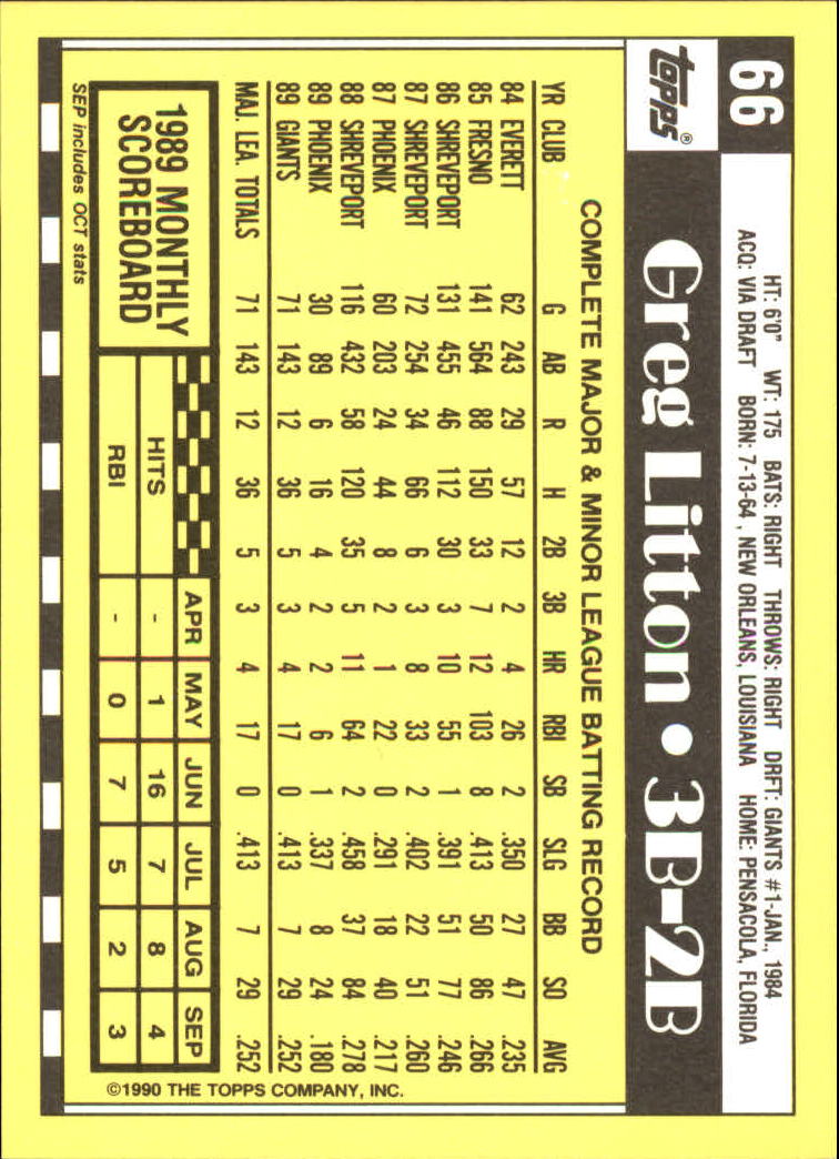 A6509- 1990 Topps Tiffany BB Karten 1-250 + Rookies -du Pick- 15 + Free US - Bild 107 von 421