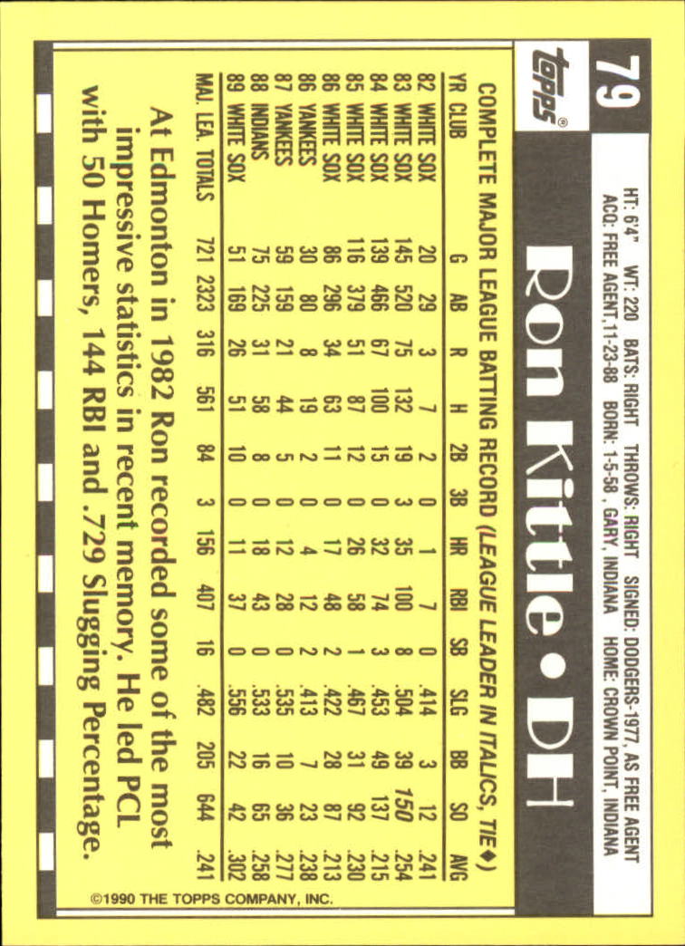 A6509- 1990 Topps Tiffany BB Karten 1-250 + Rookies -du Pick- 15 + Free US - Bild 131 von 421