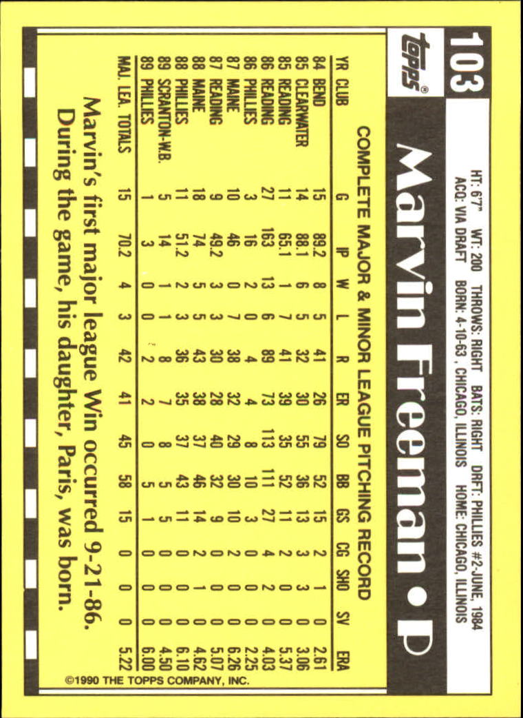 A6509- 1990 Topps Tiffany BB Karten 1-250 + Rookies -du Pick- 15 + Free US - Bild 175 von 421