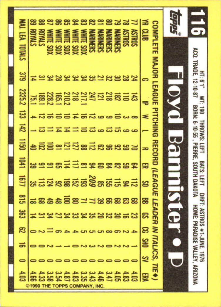 A6509- 1990 Topps Tiffany BB Karten 1-250 + Rookies -du Pick- 15 + Free US - Bild 199 von 421