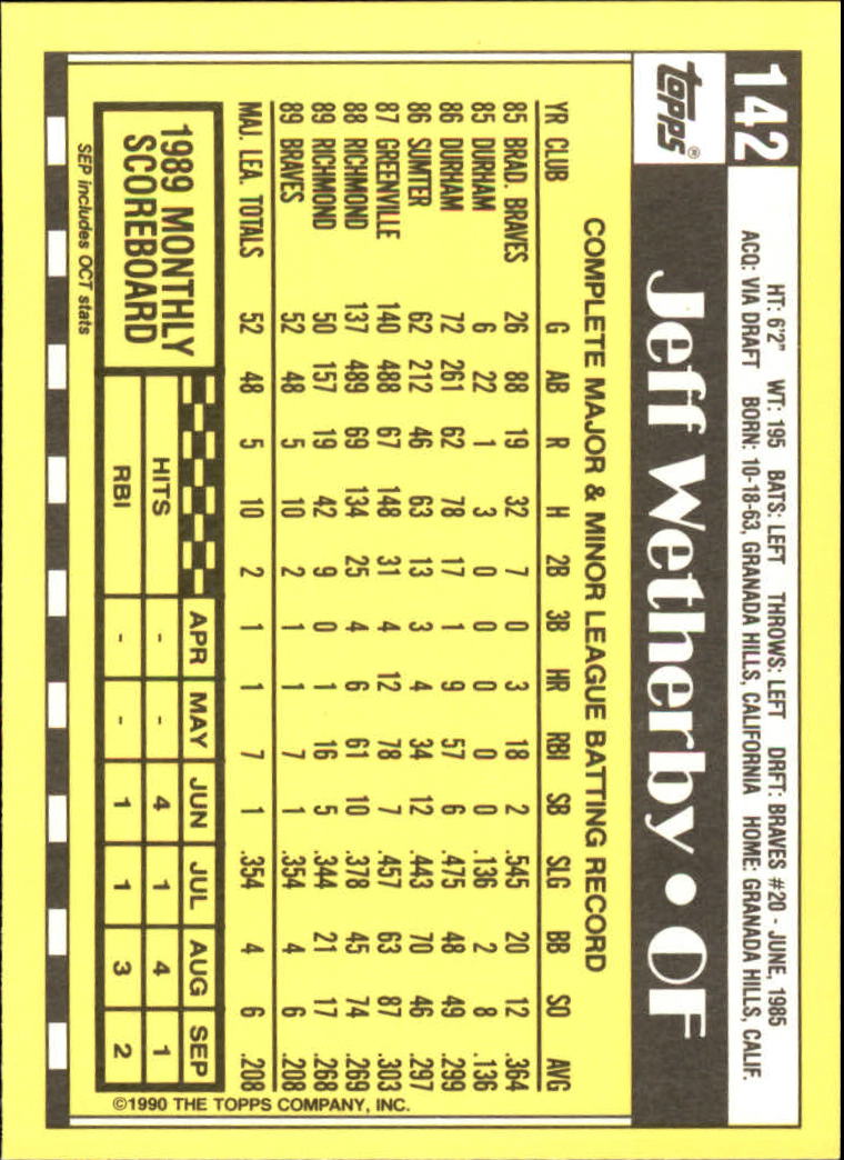 A6509- 1990 Topps Tiffany BB Karten 1-250 + Rookies -du Pick- 15 + Free US - Bild 243 von 421