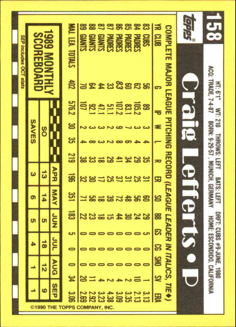 A6509- 1990 Topps Tiffany BB Karten 1-250 + Rookies -du Pick- 15 + Free US - Bild 265 von 421