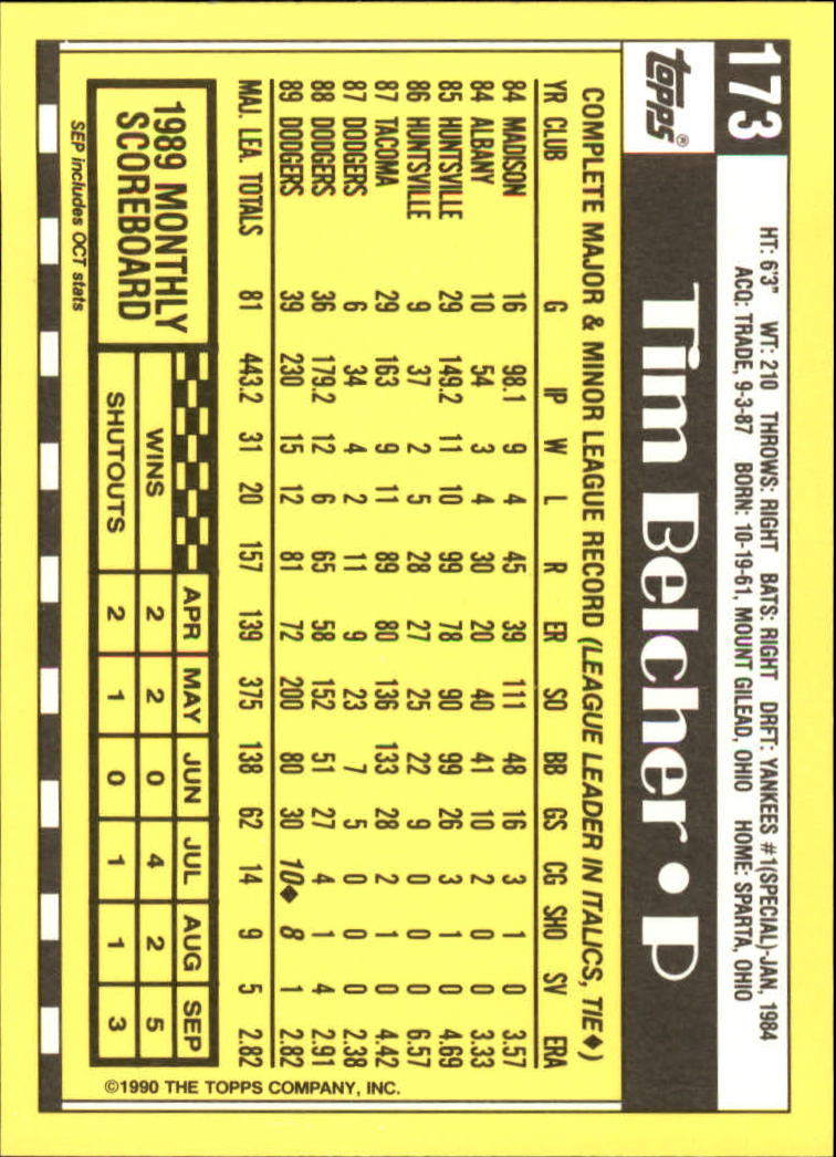 A6509- 1990 Topps Tiffany BB Karten 1-250 + Rookies -du Pick- 15 + Free US - Bild 289 von 421