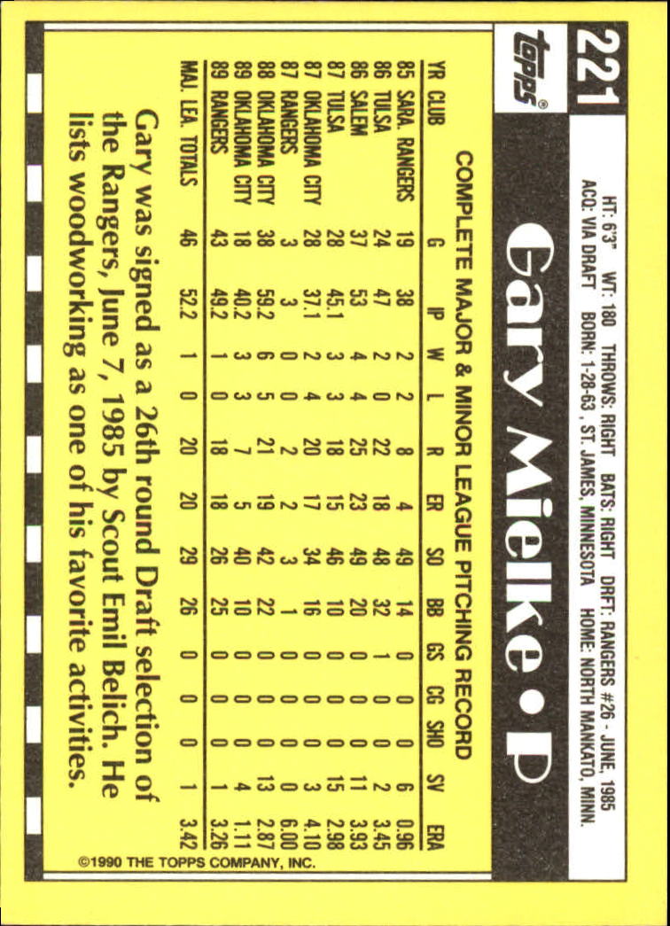 A6509- 1990 Topps Tiffany BB Karten 1-250 + Rookies -du Pick- 15 + Free US - Bild 375 von 421