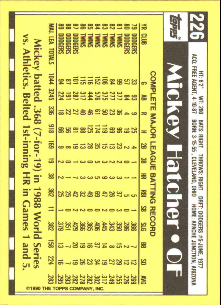 A6509- 1990 Topps Tiffany BB Karten 1-250 + Rookies -du Pick- 15 + Free US - Bild 383 von 421