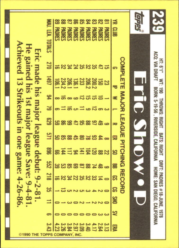 A6509- 1990 Topps Tiffany BB Karten 1-250 + Rookies -du Pick- 15 + Free US - Bild 405 von 421