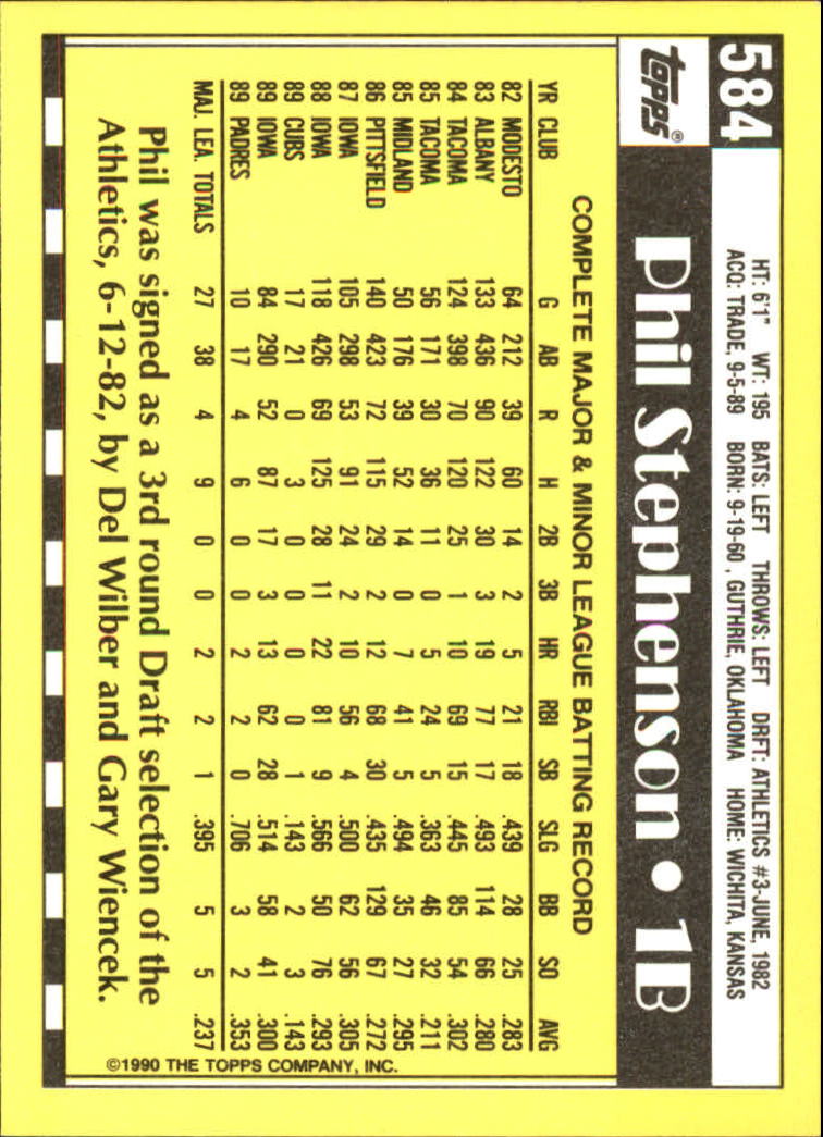 A6509- 1990 Topps Tiffany BB Cards 501-750 +Rookies -You Pick- 15+ FREE US SHIP - Picture 143 of 429