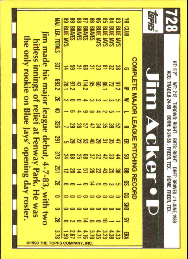 A6509- 1990 Topps Tiffany BB Cards 501-750 +Rookies -You Pick- 15+ FREE US SHIP - Picture 391 of 429