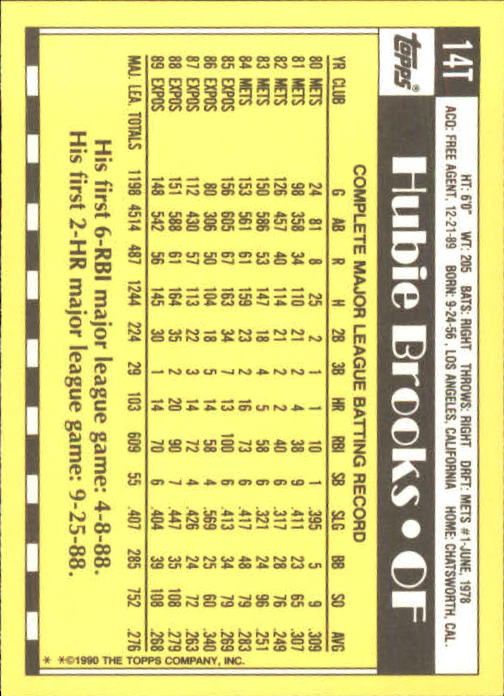 A1199- 1990 Topps Traded BB Karten 1-132 + Rookies -du Pick- 15 + Gratis US - Bild 29 von 265