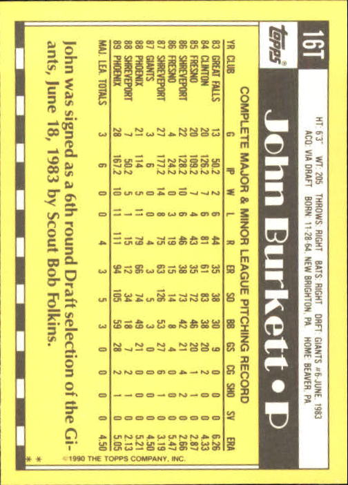 A1199- 1990 Topps Traded BB Karten 1-132 + Rookies -du Pick- 15 + Gratis US - Bild 33 von 265