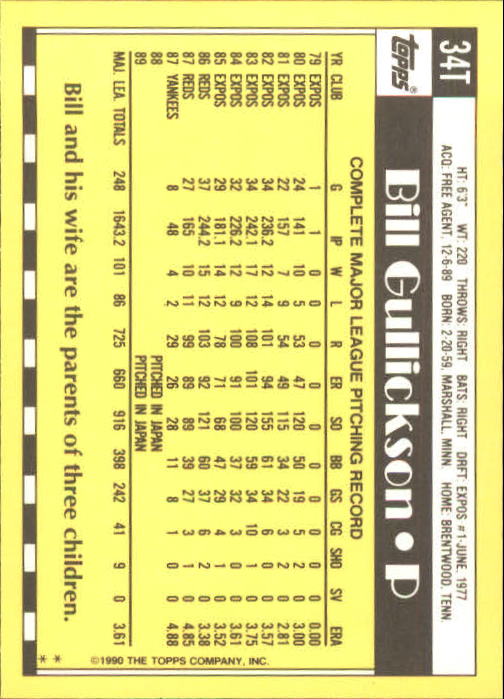 A1199- 1990 Topps Traded BB Karten 1-132 + Rookies -du Pick- 15 + Gratis US - Bild 69 von 265