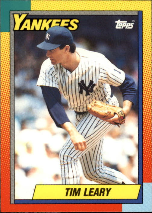 1990 Topps Traded #58T Tim Leary