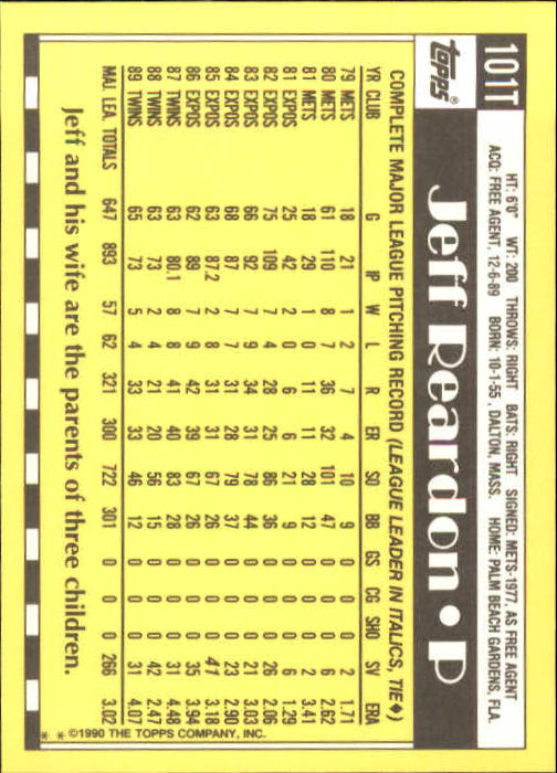 A1199- 1990 Topps Traded BB Karten 1-132 + Rookies -du Pick- 15 + Gratis US - Bild 203 von 265