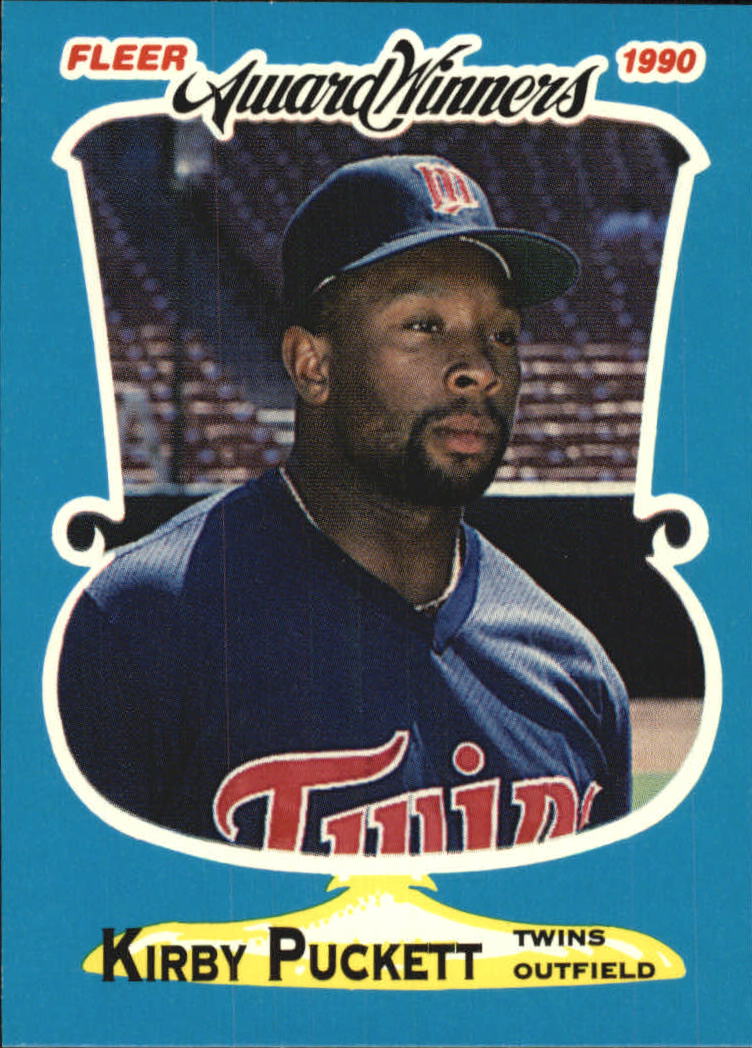 1990 Fleer Award Winners #26 Kirby Puckett - NM-MT