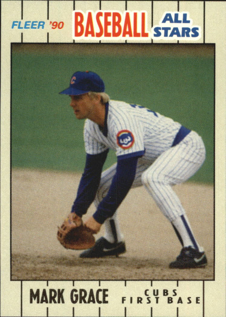 1990 Fleer Baseball All-Stars #12 Mark Grace
