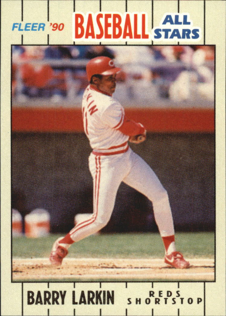 1990 Fleer Baseball All-Stars #23 Barry Larkin