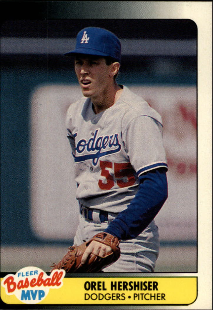 1989 Upper Deck #130 Orel Hershiser VG Los Angeles Dodgers