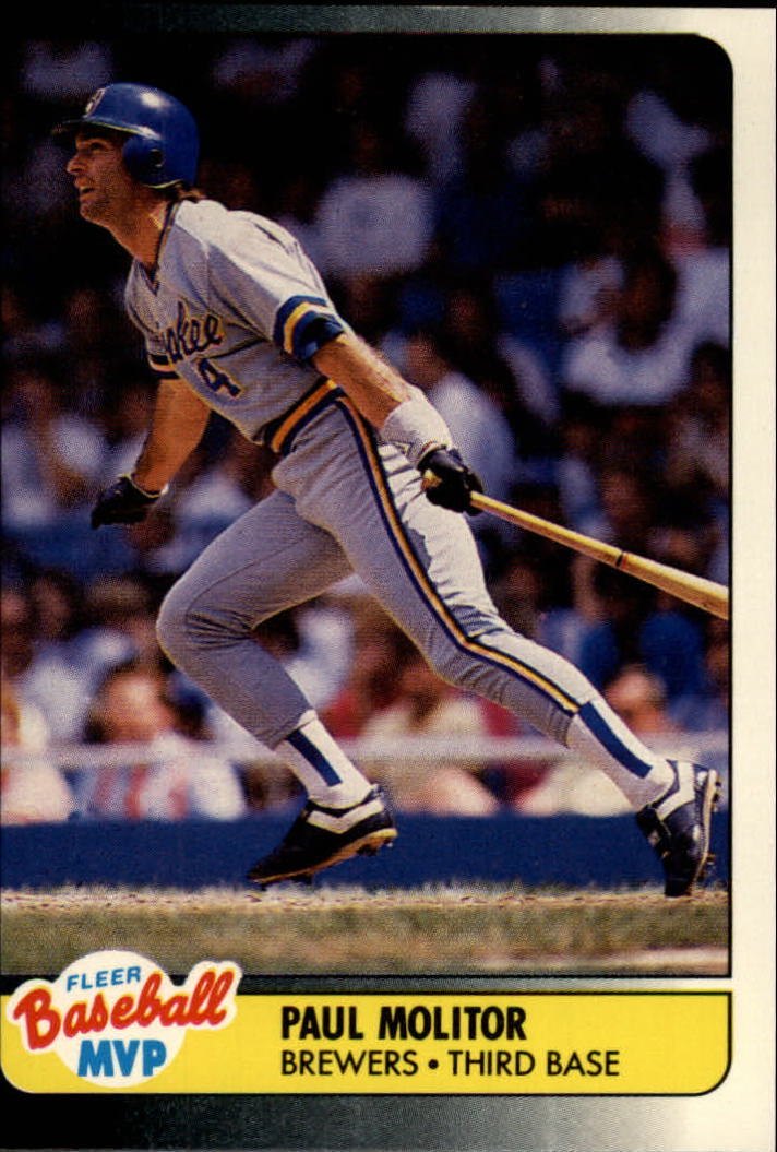 1990 Fleer Baseball MVP's #27 Paul Molitor