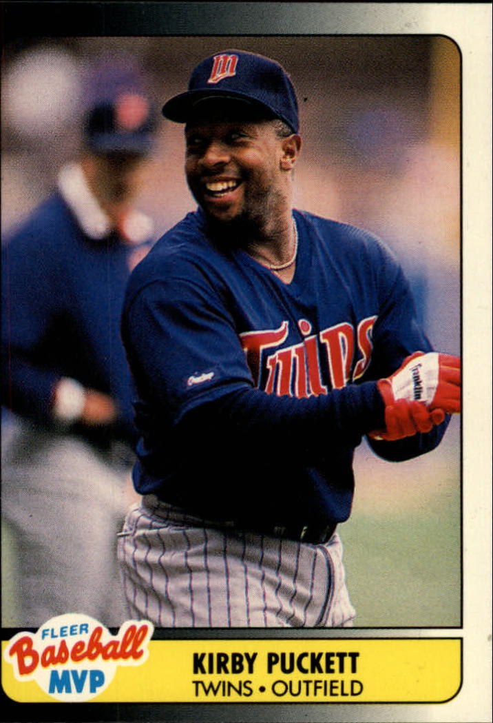  1990 Leaf Baseball #123 Kirby Puckett Minnesota Twins