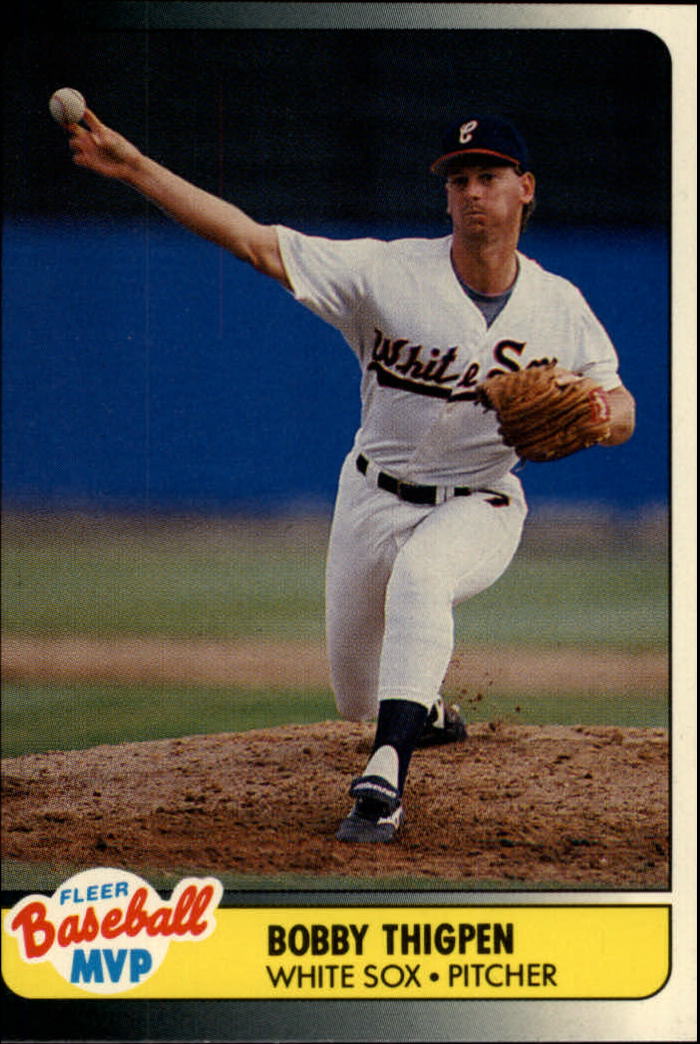 1990 Fleer Baseball MVP's 40 Bobby Thigpen NMMT