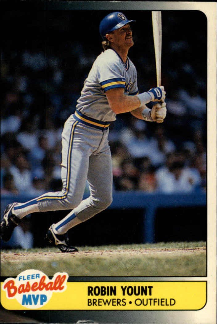 1990 Fleer Baseball MVP's #44 Robin Yount