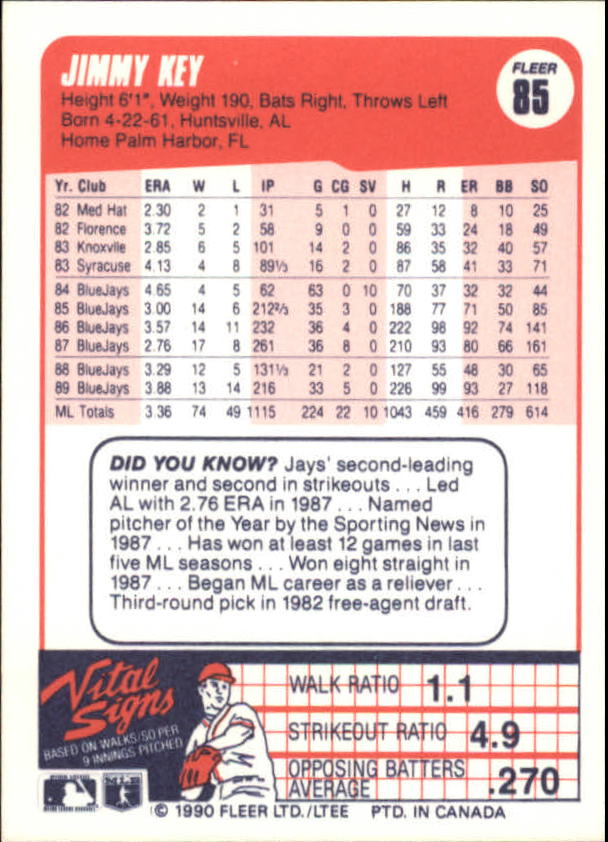 A4432- 1990 Fleer Canadian Baseball Card #s 1-250 -You Pick- 15+ FREE US SHIP - Picture 33 of 173