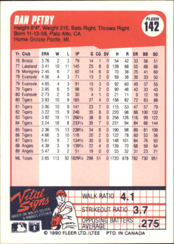 A4432- 1990 Fleer Canadian Baseball Card #s 1-250 -You Pick- 15+ FREE US SHIP - Picture 61 of 173
