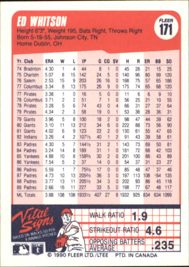 A4432- 1990 Fleer Canadian Baseball Card #s 1-250 -You Pick- 15+ FREE US SHIP - Picture 91 of 173