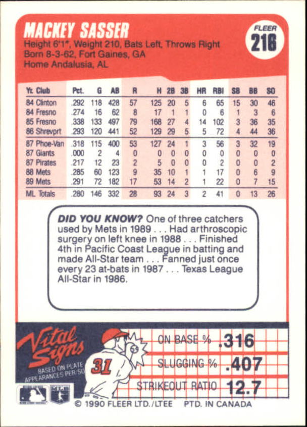 A4432- 1990 Fleer Canadian Baseball Card #s 1-250 -You Pick- 15+ FREE US SHIP - Picture 145 of 173