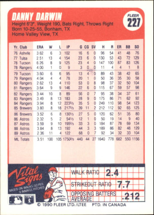 A4432- 1990 Fleer Canadian Baseball Card #s 1-250 -You Pick- 15+ FREE US SHIP - Picture 151 of 173