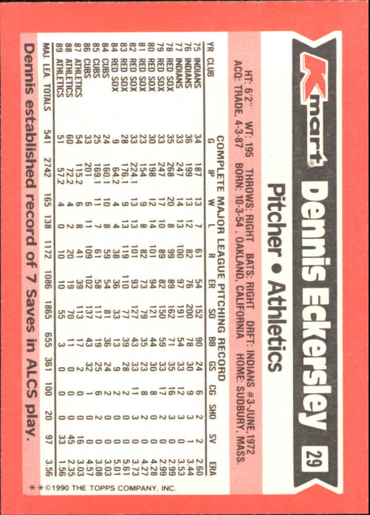 Sports Card Back