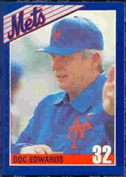 1990 Mets Kahn's #32 Doc Edwards CO