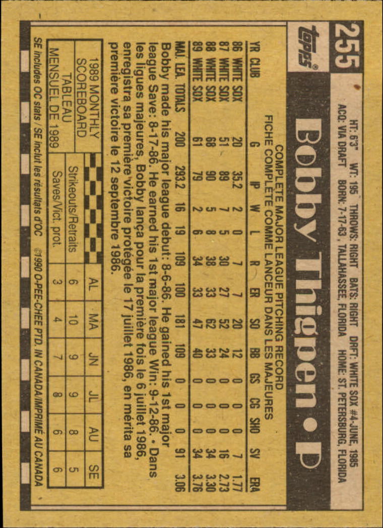 A6588- 1990 O-Pee-Chee BB Card #s 201-400 +Rookies -You Pick- 15+ FREE US SHIP - Picture 107 of 381